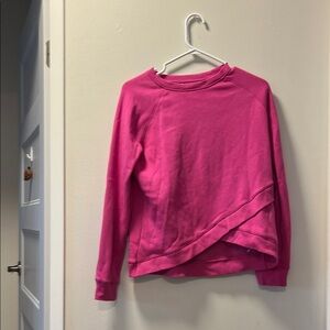 Joe Fresh Hot Pink Girls' Long-Sleeve Pullover Sweatshirt